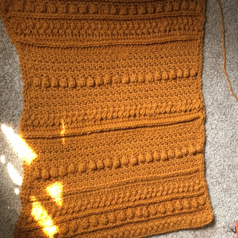 Handmade Crochet Wintertide Throw